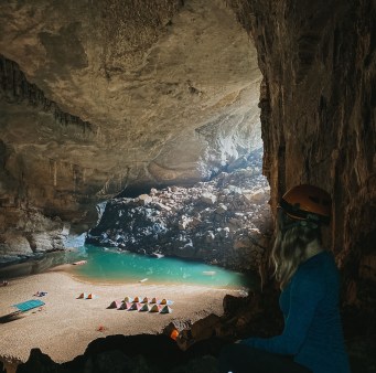 Hang En Cave in Phong Nha, Cambodia